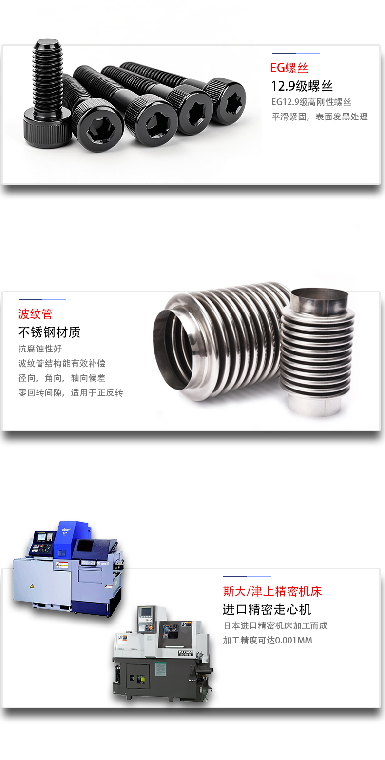 广东光之大 - GRC-铝合金波纹管夹紧系列产品,品质之选! - 广东光之大传动元件有限公司